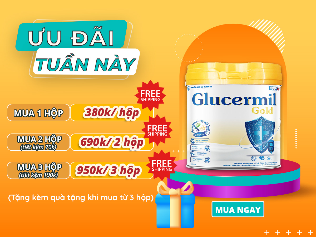Sữa Tiểu Đường Glucermil Gold