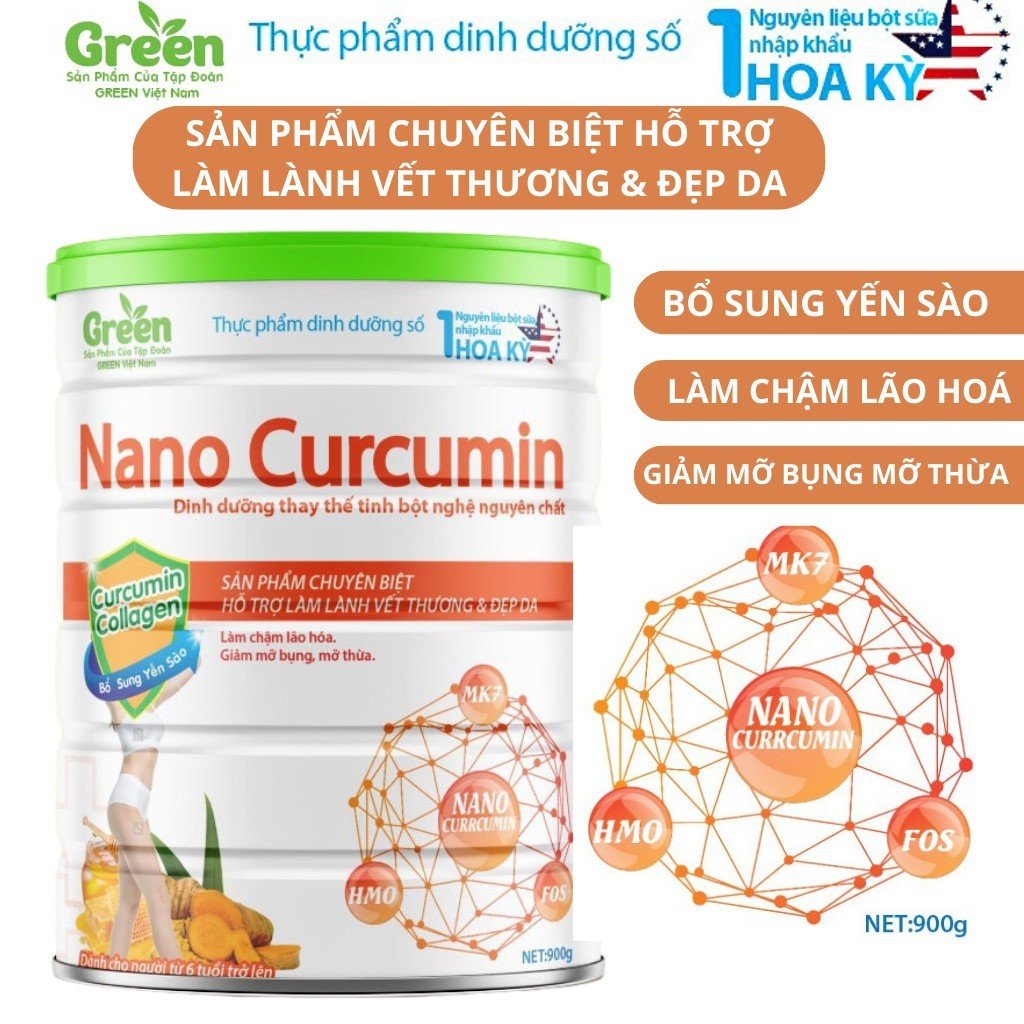 Sản Phẩm Sữa Nano Curcumin của Tập Đoàn Green Việt Nam