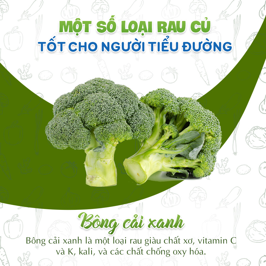 Ảnh: rau củ cho người tiểu đường