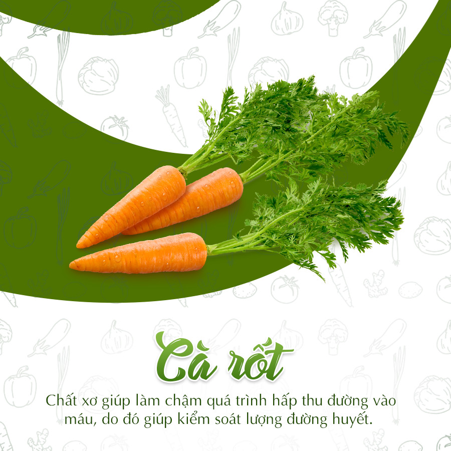 Ảnh: rau củ cho người tiểu đường