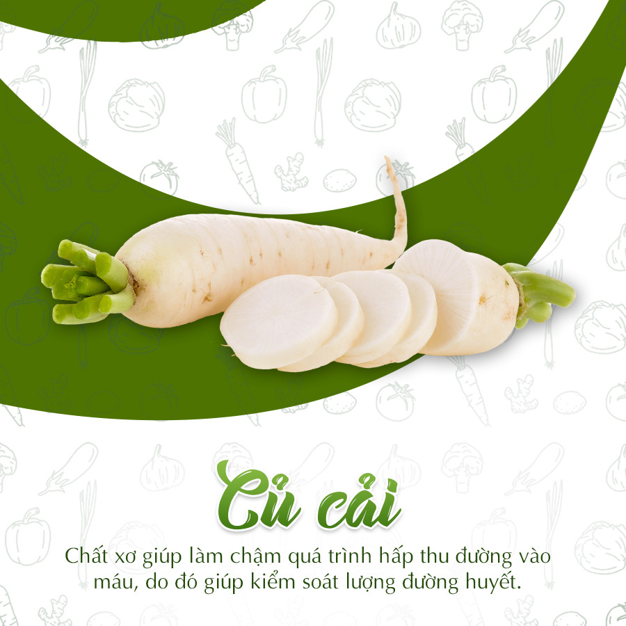 Ảnh: rau củ cho người tiểu đường